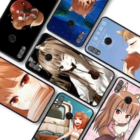 anime spice and wolf phone case for samsung a51 a30s a52 a71 a12 for huawei honor 10i for oppo vivo y11 cover