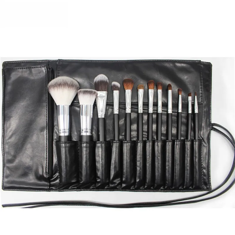 12 Hole Functional Cosmetics Case Make-Up Brushes Bag Travel Organizer For Make Up Brushes Protector Makeup Tools Rolling Pouch