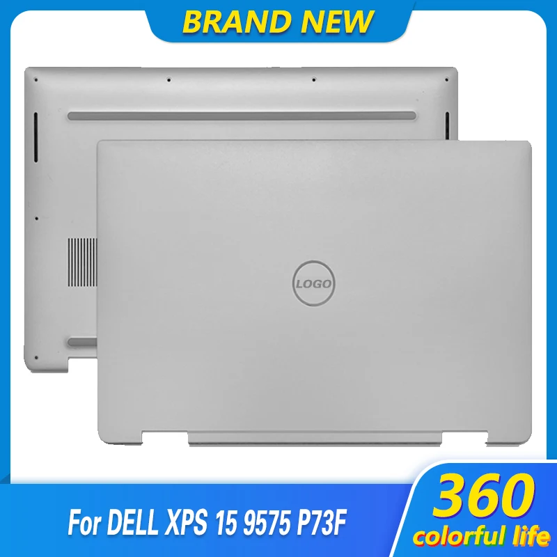 

New Original For DELL XPS 15 9575 P73F Laptop LCD Screen Back Cover Lower Bottom Case Rear Lid Top Case 0RMTKH 04DCWH Silver