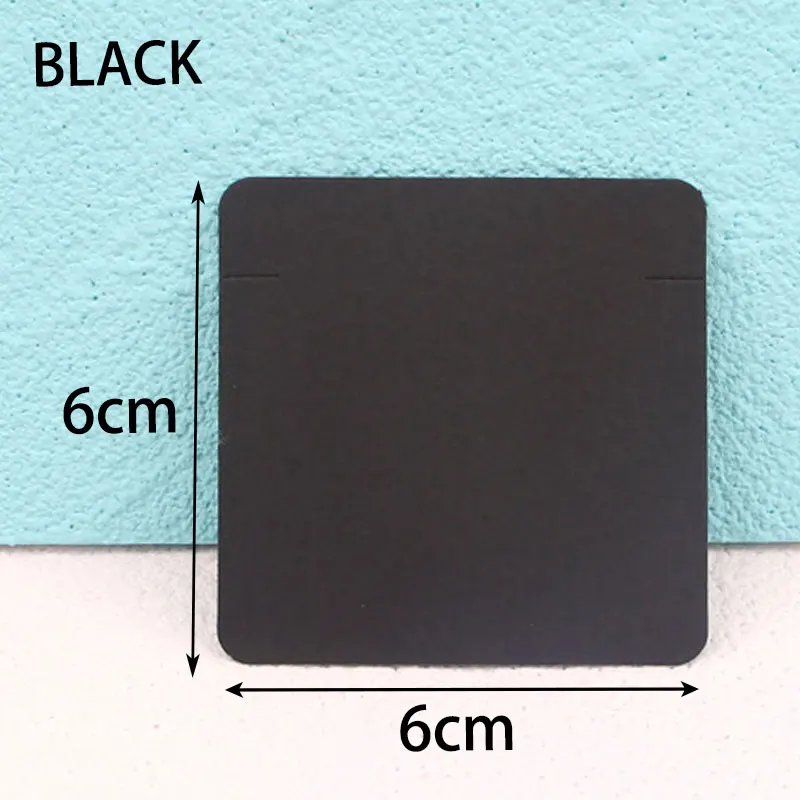 

50 шт., 6*6 см, картонные яркие держатели для украшений «сделай сам»