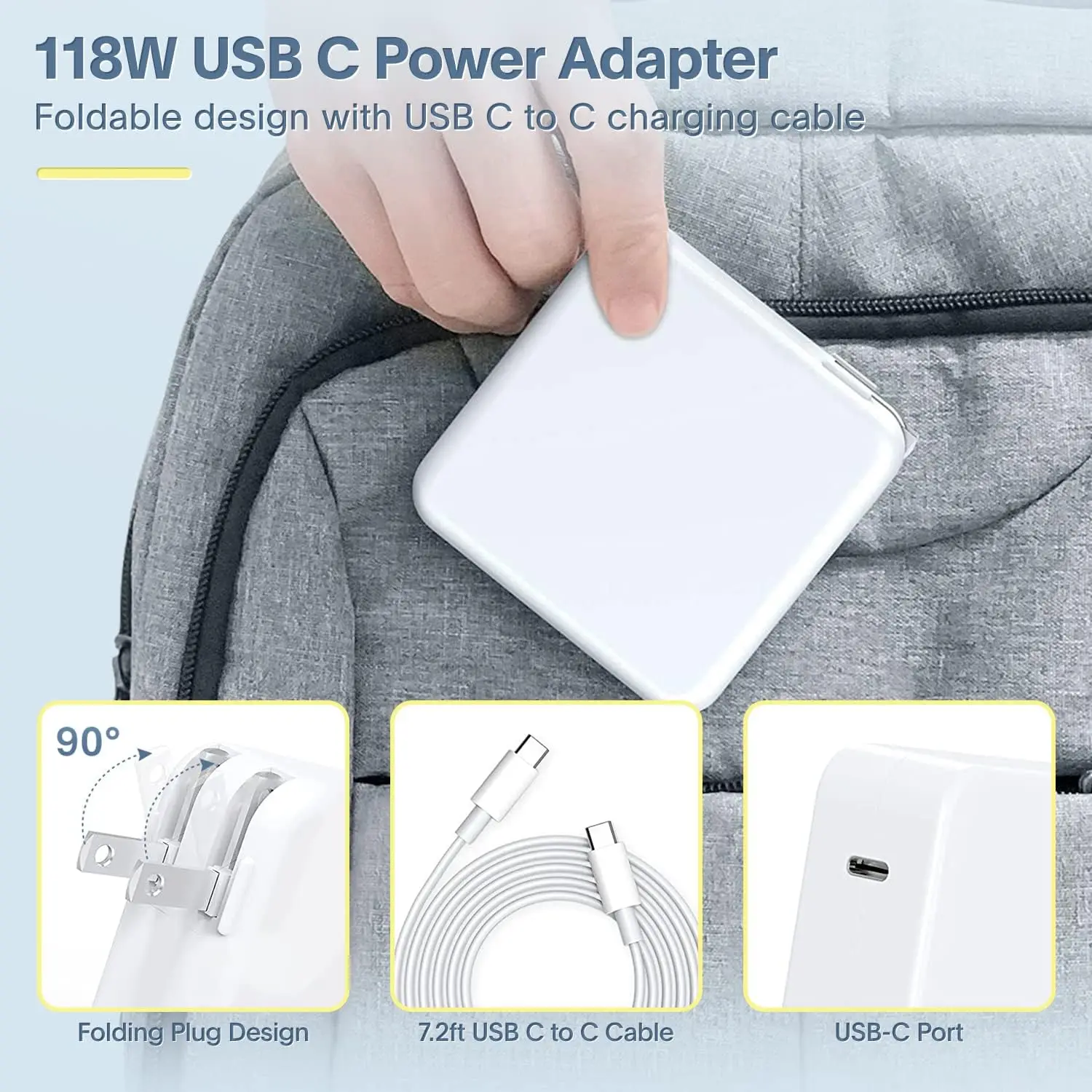 Зарядное устройство для apple Mac Book Pro30/61/67W/70W87W 96W140W USB C адаптер питания 16 15 13 дюймов New