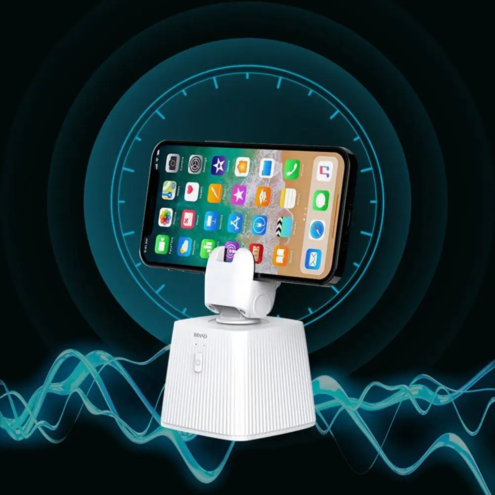 

Mobile Phone Bracket Professional Face Recognition Hands-free with 1/4 Universal Connector Mobile Phone Gimbal Office Supply