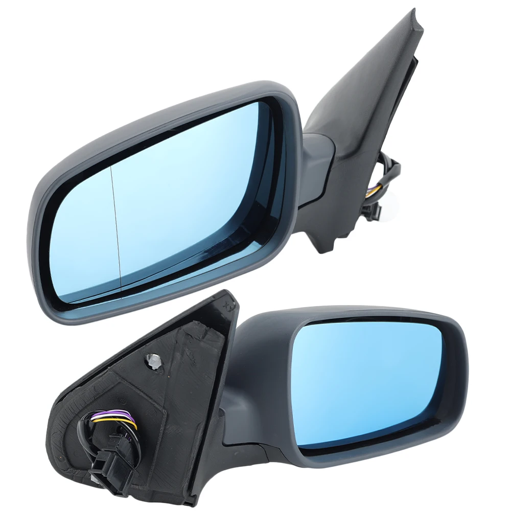 

5-контактное боковое зеркало в сборе для Volkswagen Golf 4 MK4 Bora 1j 1999-2006, грунтовка, синее стекло, зеркало с подогревом, автомобильные аксессуары