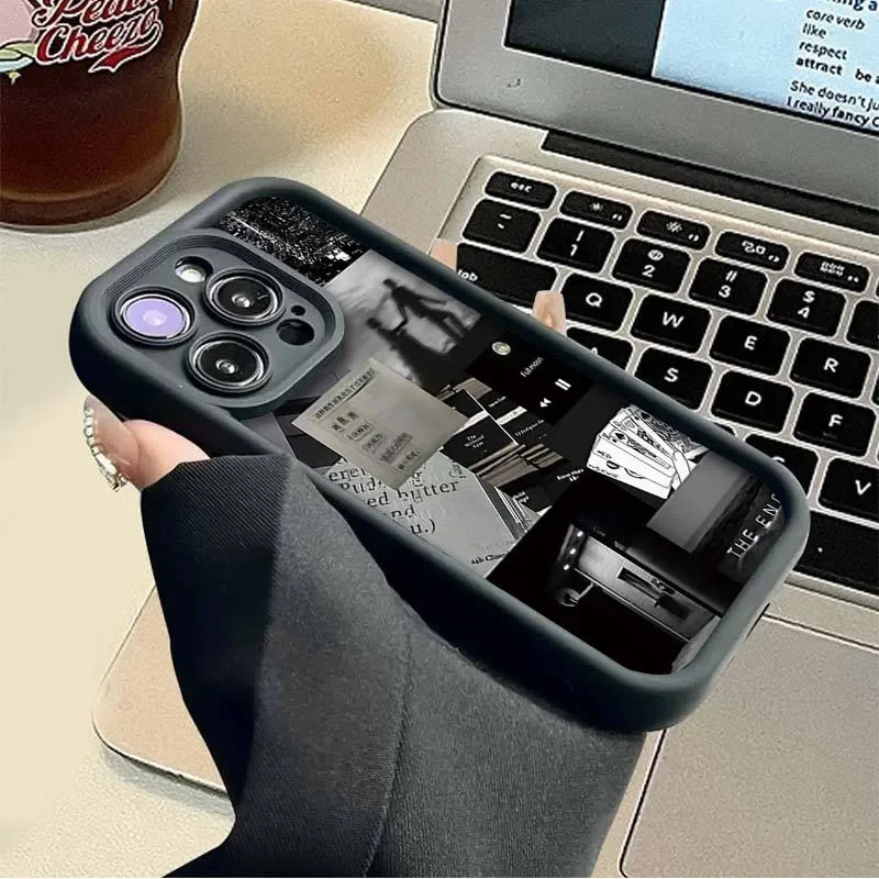 Daily Life Case For iPhone 16 15 14 13 12 11 Pro Max X XS S XR SE 2020 7 8 Plus Soft Silicone Printing Phone Silhouette