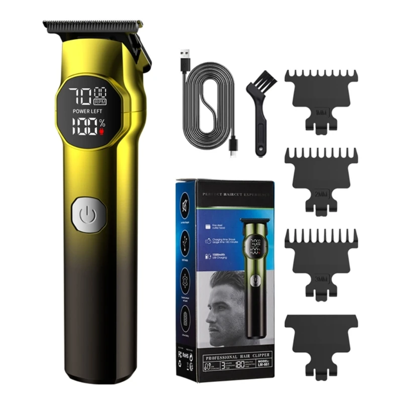 Профессиональные машинки для стрижки волос триммер бороды мужчин