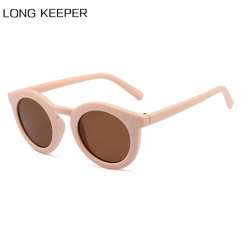 

2022 Luxury Brand Baby Sunglasses Toddler Children Round Frame Cute Goggles Outdoor Kids Girls Summer Infant Vintage Eyewear