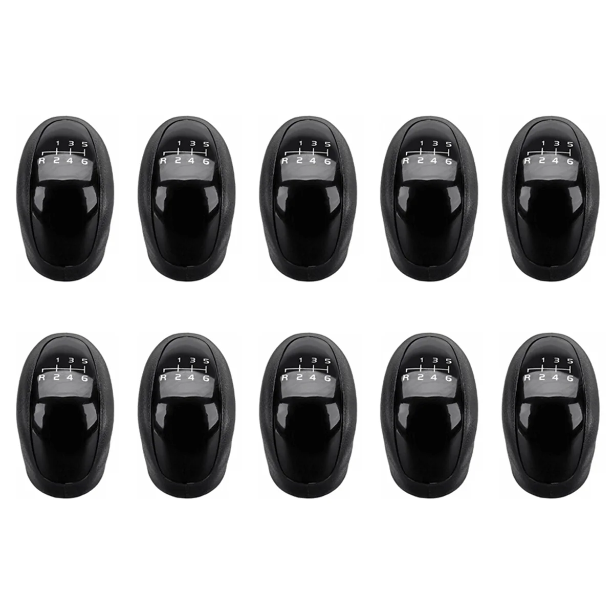 

10X 6 Speed Black Manual Gear Shift Knob for Mercedes Benz Vito Viano W639 Sprinter II 906 / Crafter I 2E 2F
