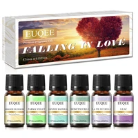 euqee 6pcs gift set fragrance oil for 10ml essential oils set la vie est belle honeysuckle lilac parma violet magnolia orange