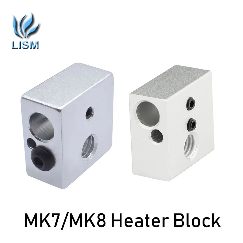 

Аксессуары для 3D-принтера MK7 MK8, фотоэлемент для печатающей головки, горячий нагревательный Блок 20*20*10 20x20x10 мм для 3D-принтера