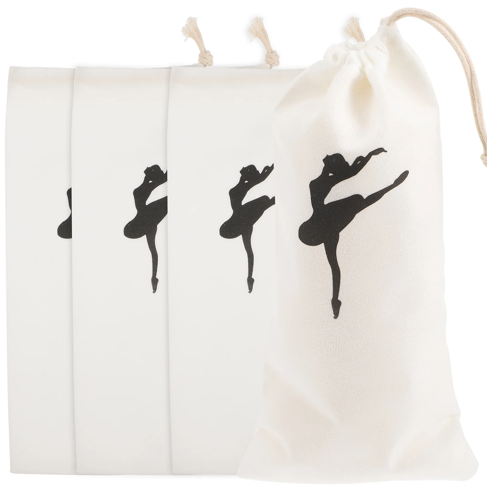 

4Pcs Pointe Shoe Bags Ballet Shoe Bags Dance Shoe Pouch Ballet Shoe Pouch Ballet Supplies