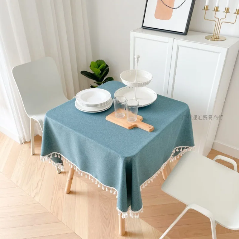 

Cloth color cotton and linen table cloth cloth_AN2789