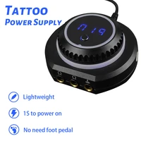 professional mini lcd tattoo power supply with adaptor for coil rotary tattoo gun machines tattoo power device