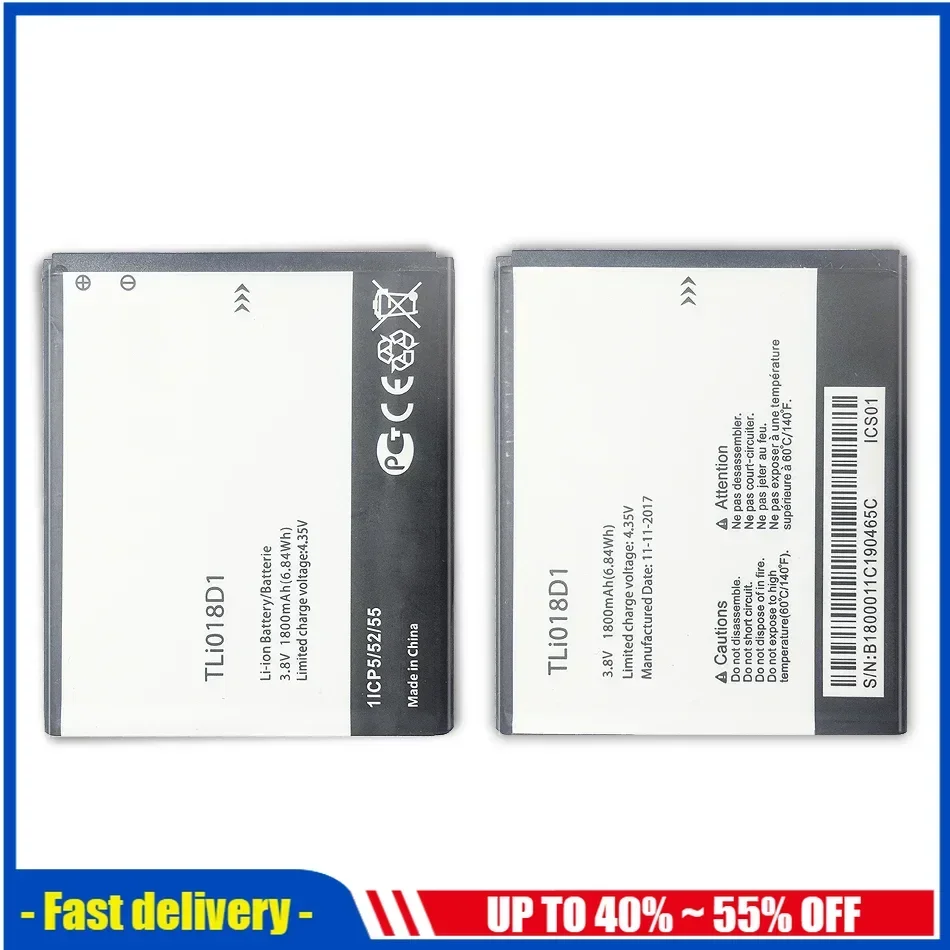 Мобильный телефон батареи TLI018D1 для телефона Alcatel One Touch Pop D5 Dual 5038x OT5038X pop 3 5015D OT 5016