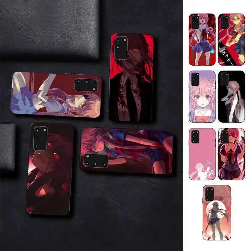 

Anime Mirai Nikki Future Diary Phone Case for Samsung S10 21 20 9 8 plus lite S20 UlTRA 7edge