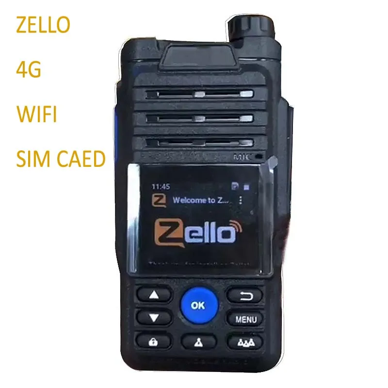 GPS WIFI BLUETOOTH SOS 4G Radio LTE Android Zello Walkie Talkie