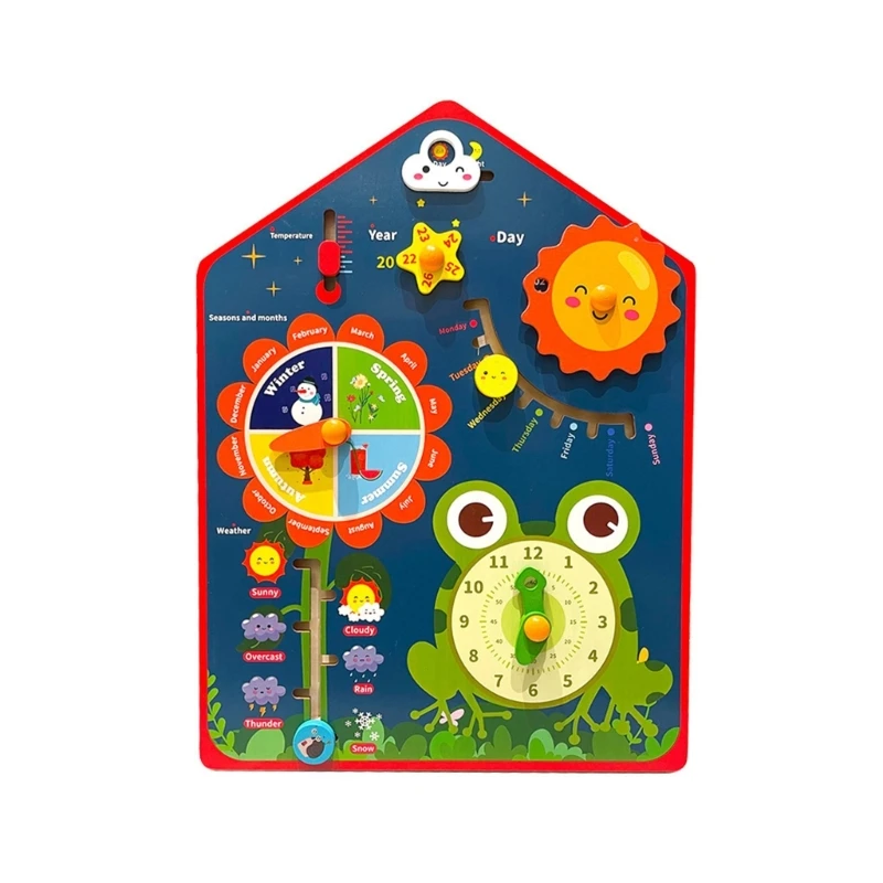 

Telling Teaching Clock Season, Months, Days of Week Teaching Aids