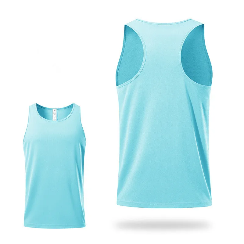 

Summer new men's sports vest Europe and the United States large casual breathable quick-drying vest outdoor running I-vest