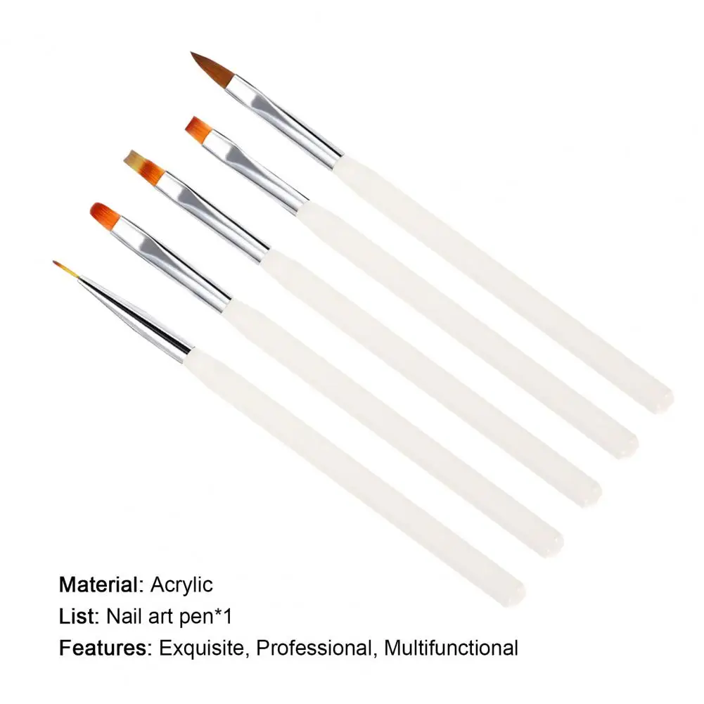 Ручка для ногтей изящная красивая широкая дизайна лайнер красоты инструменты