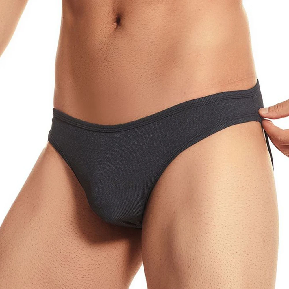 

Men's Briefs Breathable Comfortable Fit Thong Underpants Underwear Bikini Slip Homme Modal Soft Cool Low-waist Panties For Man