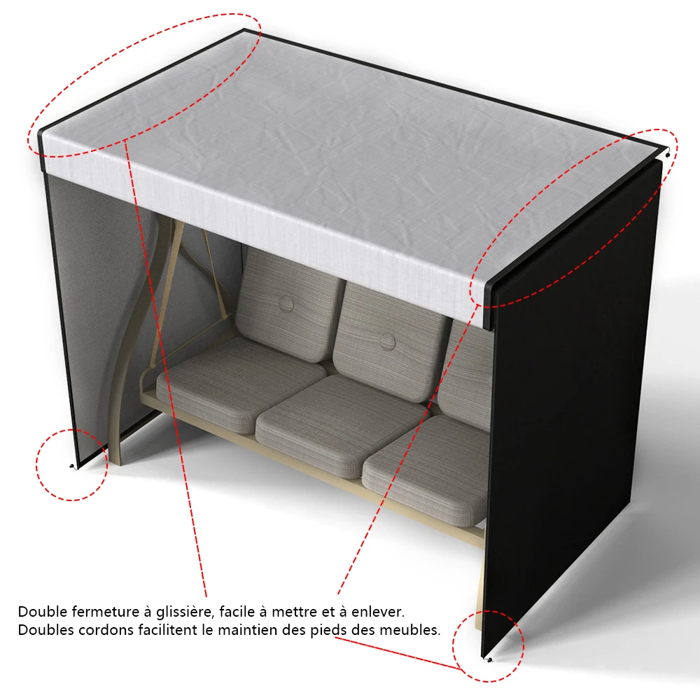 Наружный чехол для качелей большой сиденья водонепроницаемый устойчивый к