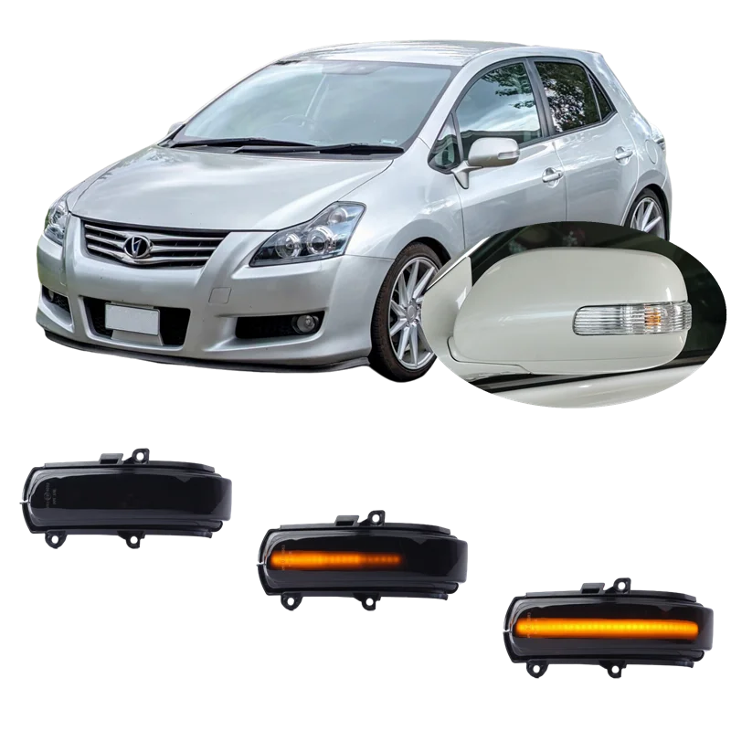 Фото Для Toyota Blade AZE154 AZE156 GRE156 2006 2007 2008 2009 2010 2011 2012 динамический светодиодный индикатор зеркала указателя поворота №1