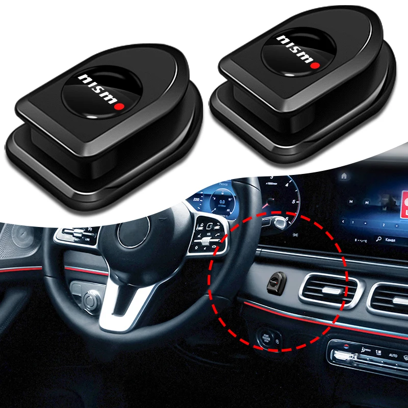 

4pcs Car Emblem Interior Small Multi-function Adhesive Hanging Hooks for Nismo Nissan Juke Tiida Teana GTR 350Z 370Z 240SX Decor