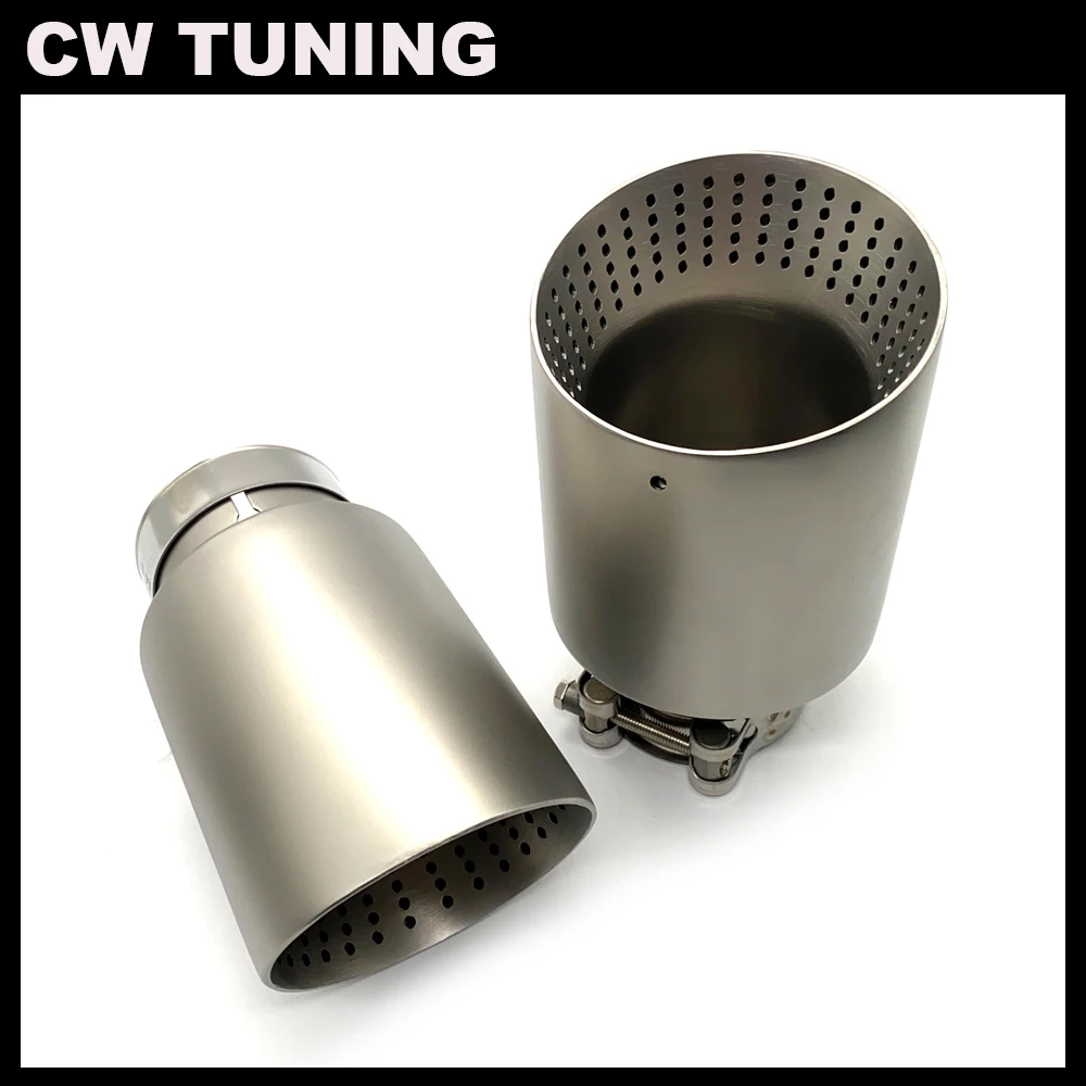 

1 шт., наконечник выхлопной трубы из нержавеющей стали