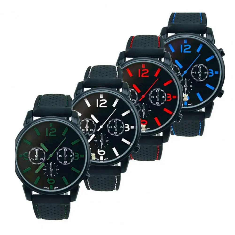 

Convenient Practical Breathable Pin Buckle Sports Watch Classic Quartz Watch Ultra Light for Sports