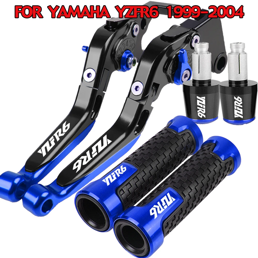 

YZFR6 1999-2004 2003 2002 2001 2000 для мотоцикла YAMAHA YZF R6 CNC Регулируемые рычаги тормозной муфты руля ручки Захваты зажимы
