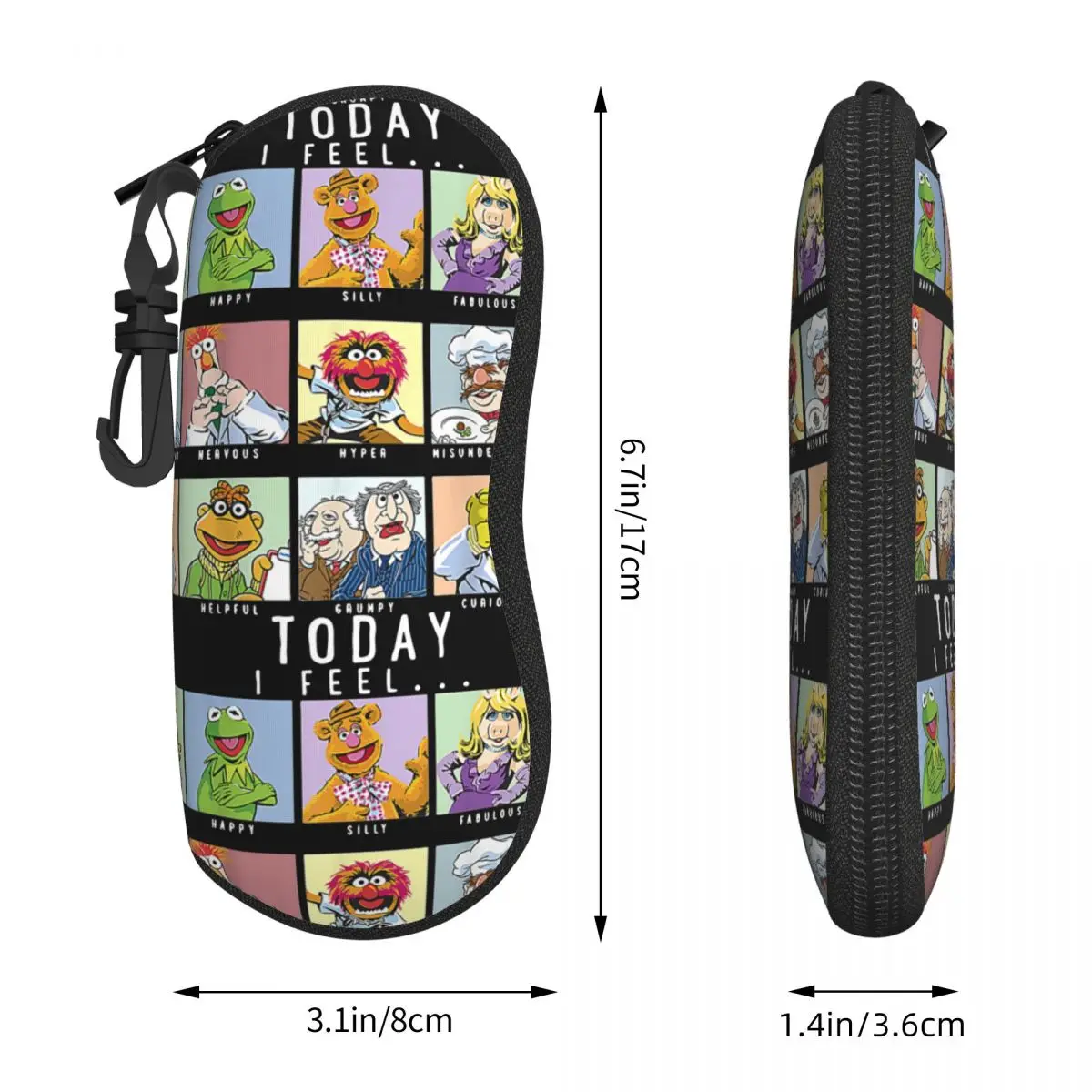 Чехол для очков The Muppets Today I Fell Box Up водонепроницаемая защита маленькая коробка