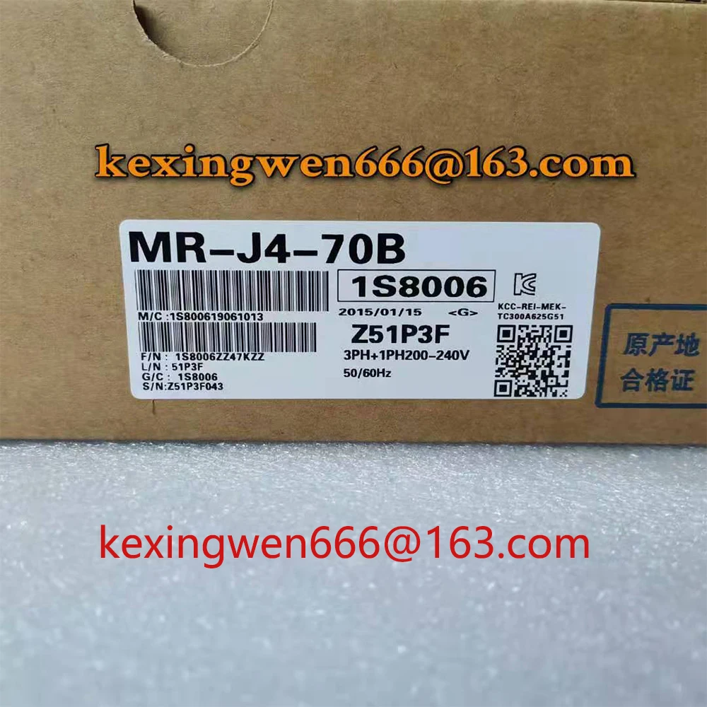 

Brand New Original Servo Driver MR-J4-70B