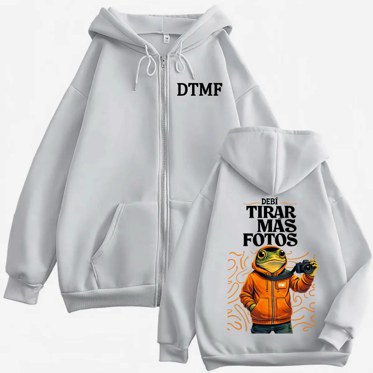 Худи на молнии с принтом Bad Bunny DeBÍ TiRAR MÁS FOTOS, модные толстовки в стиле хип-хоп на молнии, повседневные свободные пуловеры для мужчин и женщин (art.: 3920d88e554e3) - 3920d88e554e3