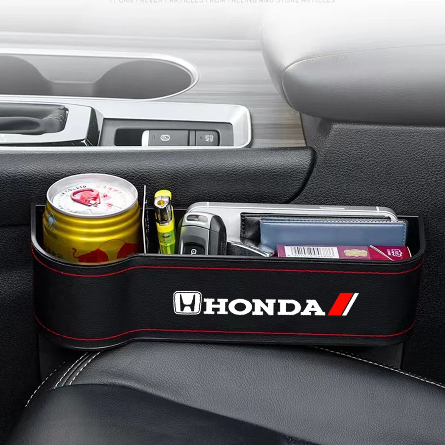 

Seat Gap Storage Box Car Slit Filler Holder Stuff Organizer Case Auto Accessories For Honda XR-V Spirior CRV Mugen Hrv SWA JDM
