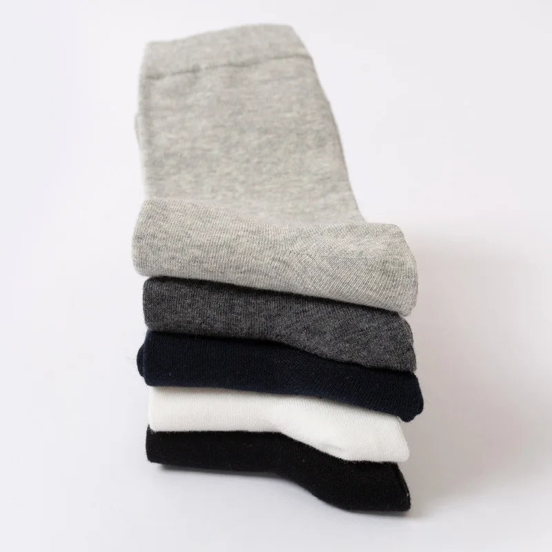 

Solid Color Men Sock Movement Man's Socks High Quality Casual Sox Soft Cotton Fashion Autumn Winter Breathable Skarpetki Meskie