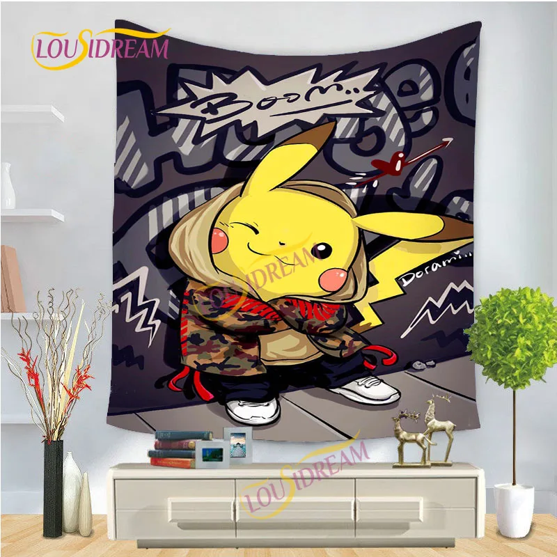 

Home Living Room Dormitory Cartoon Wall Hanging Cute Cartoon Bed Cover Beach Towel Yoga Mat Blanket Tablecloth Tapestry.