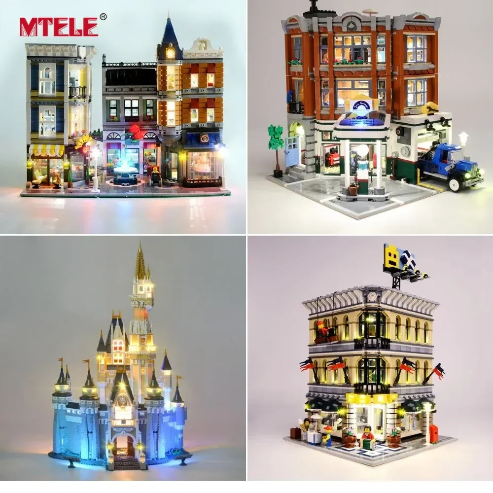 

YEABRICKS Light Kit for 10182/10224/10211/10260/10243/10246/10218/71040/10251/10264/10255/10232 Building Blocks Set Accessories