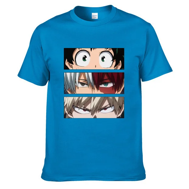 

Футболка унисекс из чистого хлопка с надписью «my hero Академия», европейский размер