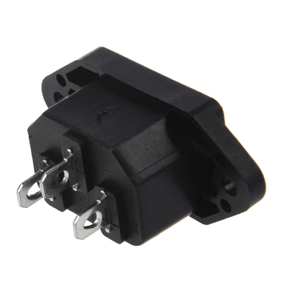 Штепсельная Вилка IEC 320 C14 3 штырька панель PCB входной разъем питания