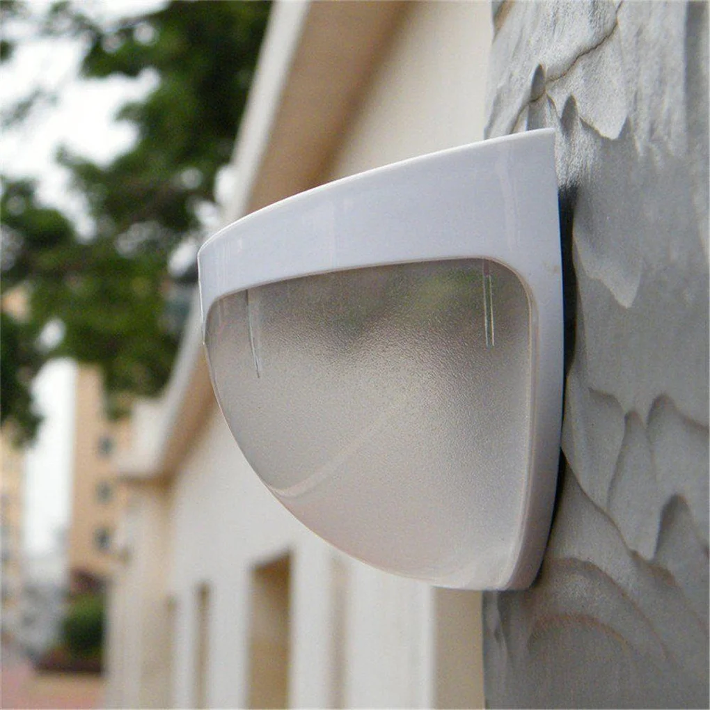 

Solar Powered Garden Waterproof Light Wall-Mount Landscape Yard Fence Lighting Outdoor Lamps Decor Driveway Lawn