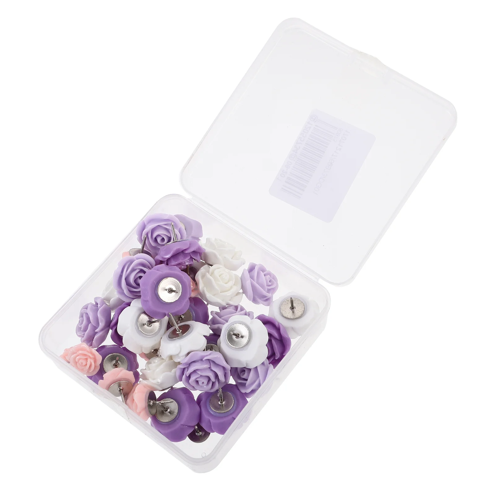 

H-nail Replaceable Push Pin Delicate Thumb Tacks Small Thumbtacks Cork Board Accessories Compact Pushpins Rose Shaped