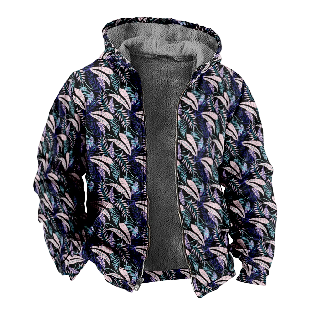 Мужские зимние куртки пальто винтажная растительная популярная хлопковая