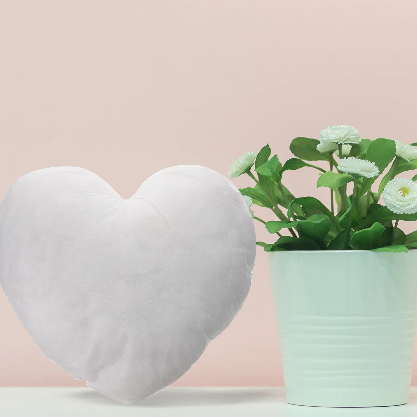 

Outdoor Decoration Waist Pillowcase Throw Protector Heart Shape Insert Chair Filler Pp Cotton Inserts Bed Outdoor