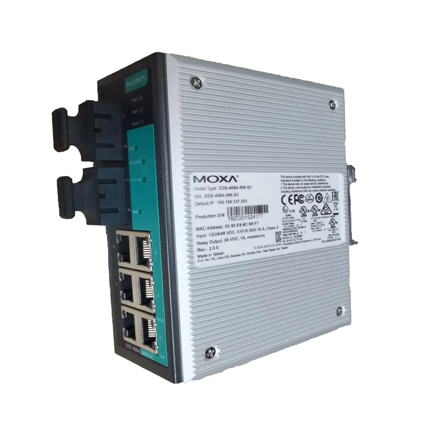 

Industrial Ethernet switches Layer 2 Managed Switches EDS-408A-MM-SC in stock