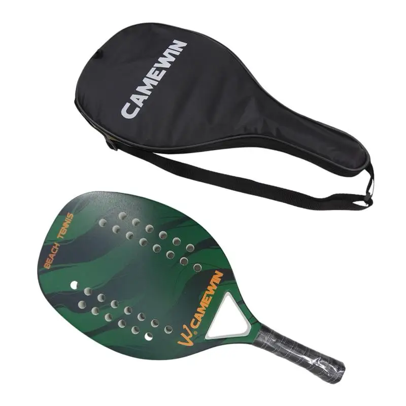 

BeachTennis Racket Carbon BeachTennis Racket With Eva Memory Flex Foam Core Paddle Tennis Rackets With Carry Bag Carbon Fiber
