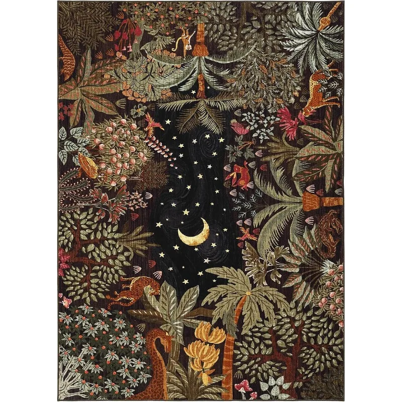 

Мягкий декоративный ковёр из полиэстера с рисунком тигра