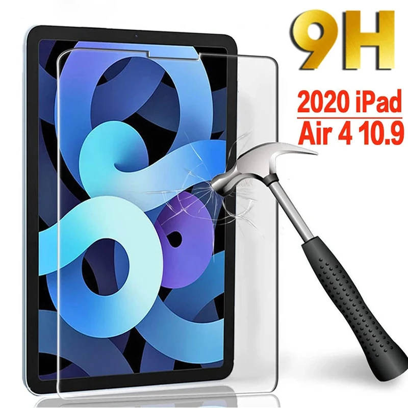 

For iPad Air 2020 10.9 inch 4th Gen Screen Protector Tempered Glass for iPad Air 4 A2324 A2072 Protective Film for iPad 10.9