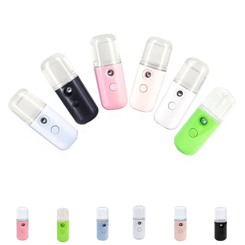 

1PC USB 130mAh 30ml Sprayer Brand New Rechargeable Humidifier Portable Moisturizer Sprayer Nano Spray Hydrator Humidifiers