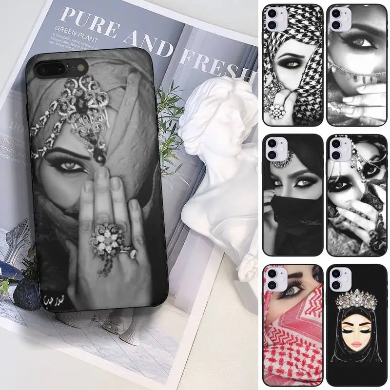 

Muslim Islamic Girl Eyes Phone Case fundas shell cover for HUAWEI P10 P20 P30 P40 mate 30 40 lite Pro