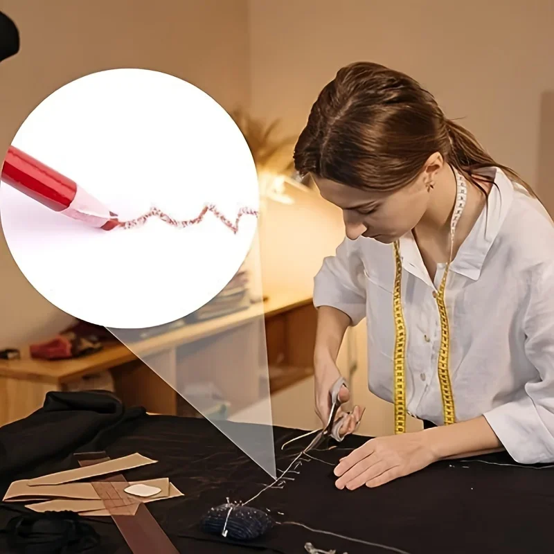 6 цветов водорастворимые карандаши для маркировки ткани простые в использовании