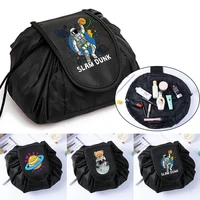 cosmetic bag cosmetic bag portable drawstring to receive the magic device travel portable simple astronaut print cosmetic bag